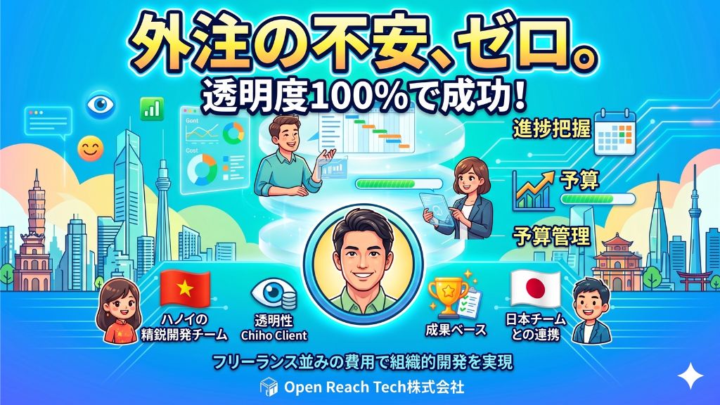 Banner of Break the “Black Box” of Outsourcing with 100% Transparent Development — Experience ORT’s Task-Based Development